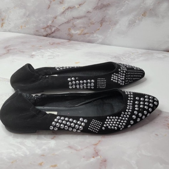 Kelsi Dagger Pointed toes studded flats 7.5 - Picture 5 of 14